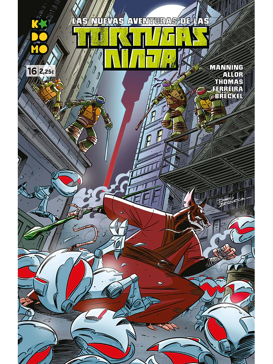 LAS NUEVAS AVENTURAS DE LAS TORTUGAS NINJA NUM. 16 - ECC 1