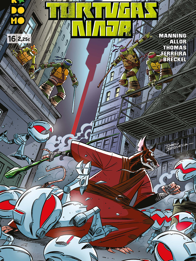 LAS NUEVAS AVENTURAS DE LAS TORTUGAS NINJA NUM. 16 - ECC 1