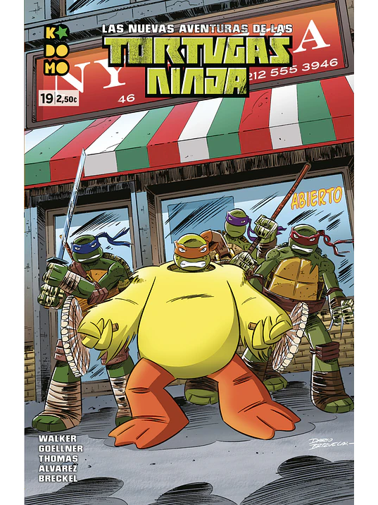 LAS NUEVAS AVENTURAS DE LAS TORTUGAS NINJA NUM. 19 - ECC 1