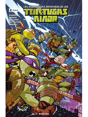 LAS ASOMBROSAS AVENTURAS DE LAS TORTUGAS NINJA NUM. 02 - ECC