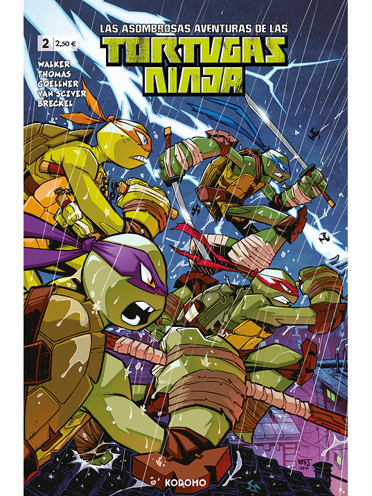 LAS ASOMBROSAS AVENTURAS DE LAS TORTUGAS NINJA NUM. 02 - ECC 1