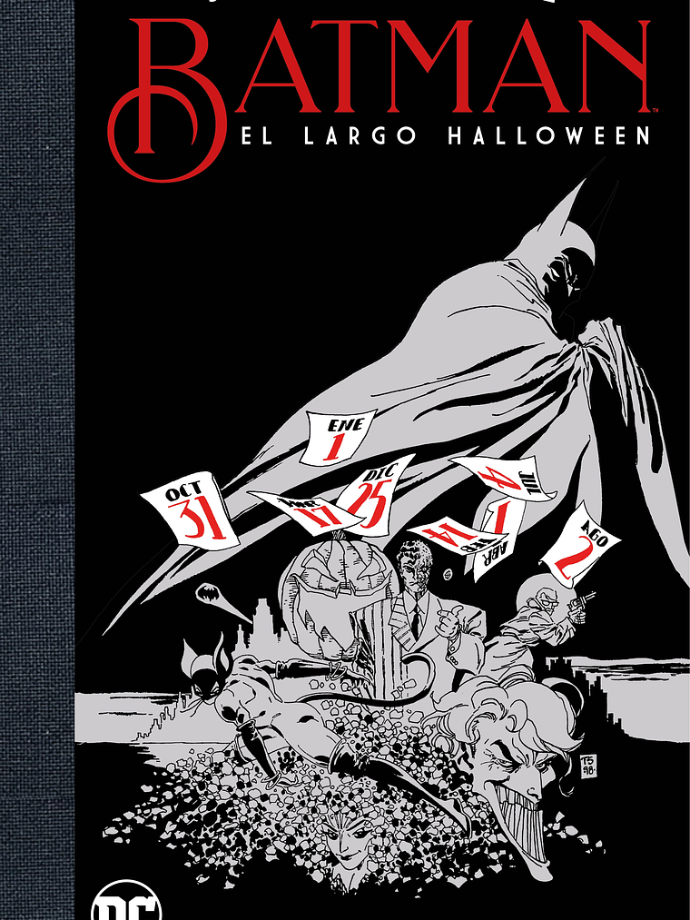 BATMAN: EL LARGO HALLOWEEN - EDICION DELUXE LIMITADA EN BLANCO Y NEGRO - ECC 1