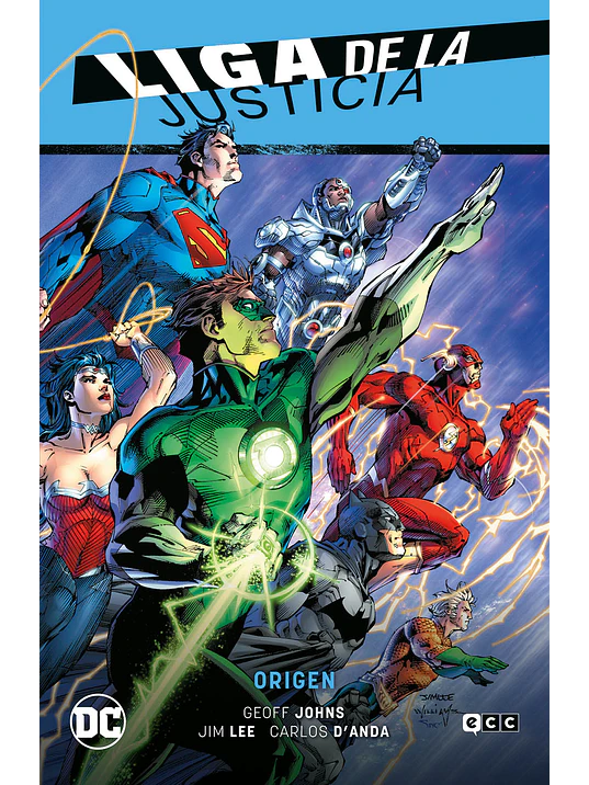 LIGA DE LA JUSTICIA VOL. 01: ORIGEN LJ SAGA NUEVO UNIVERSO DC PARTE 1 - ECC 1