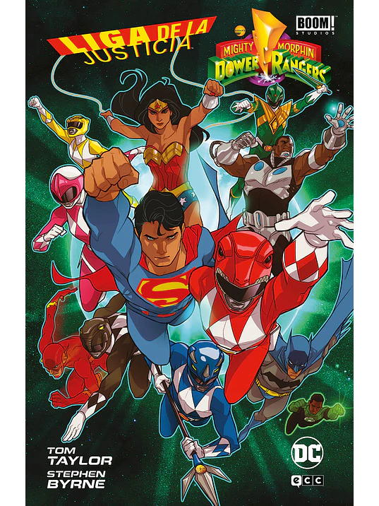 LIGA DE LA JUSTICIA-POWER RANGERS - ECC 1