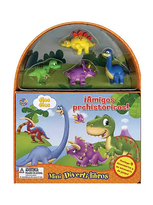 AMIGOS PREHISTÓRICOS MINI DIVERTI-LIBROS - PHIDAL
