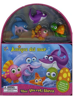 AMIGOS DEL MAR MINI DIVERTI-LIBROS - PHIDAL