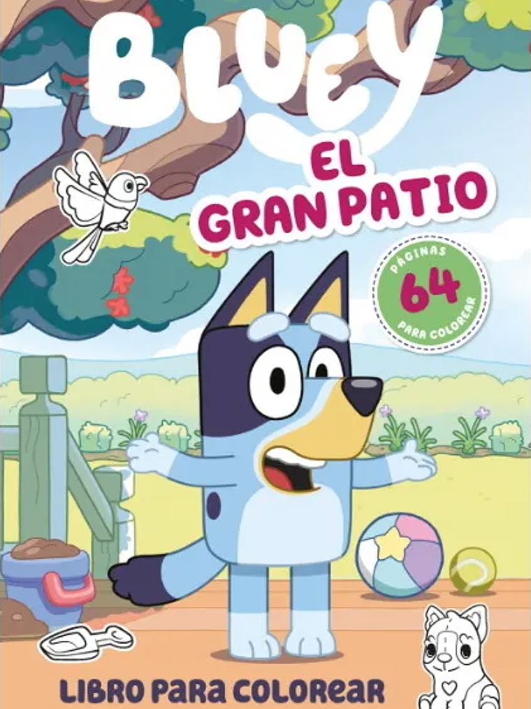 BLUEY. EL GRAN PATIO. LIBRO PARA COLOREAR - ALTEA 1