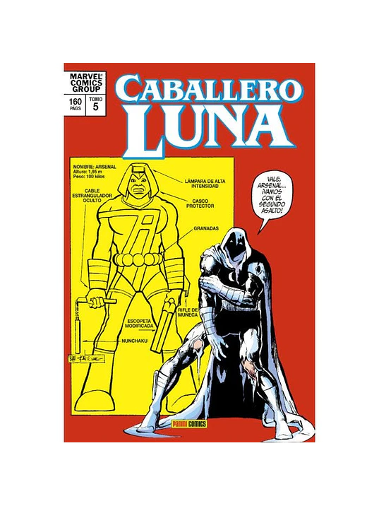 BIBLIOTECA CABALLERO LUNA 05 - PANINI ESPANA 1