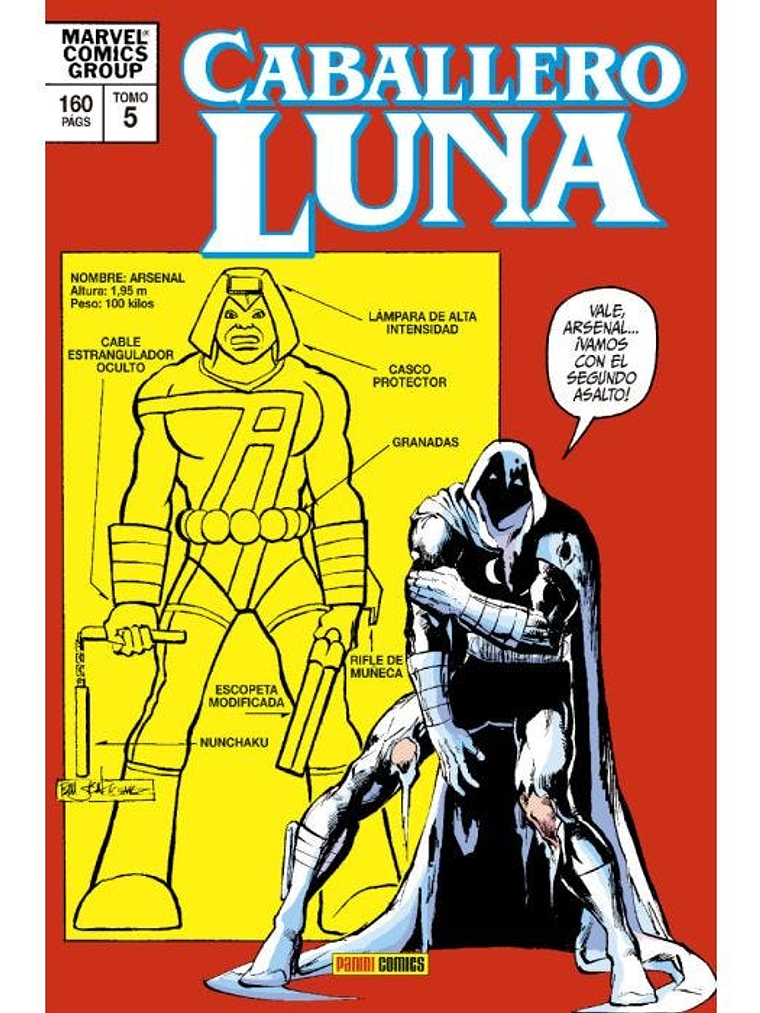 BIBLIOTECA CABALLERO LUNA 05 - PANINI ESPANA 1