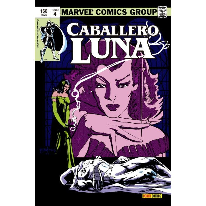 BIBLIOTECA CABALLERO LUNA 04: VIDRIERA ESCARLATA - PANINI ESPANA