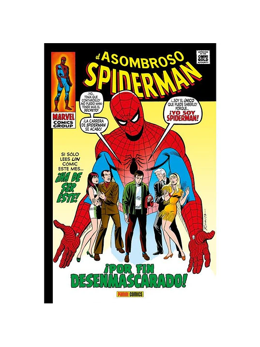 EL ASOMBROSO SPIDERMAN 05: POR FIN DESENMASCARADO MARVEL GOLD - PANINI ESPANA 1