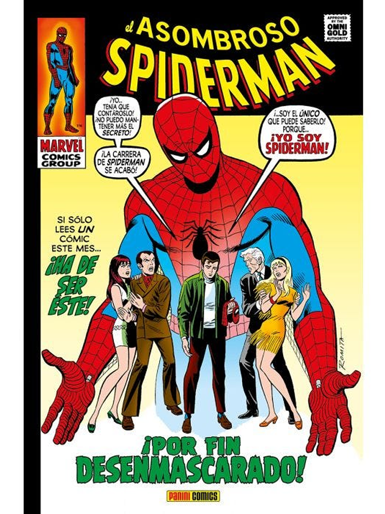 EL ASOMBROSO SPIDERMAN 05: POR FIN DESENMASCARADO MARVEL GOLD - PANINI ESPANA 1