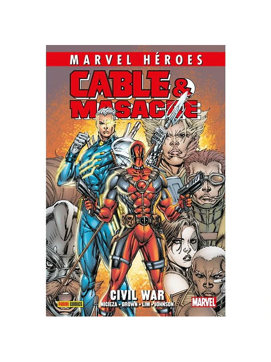 CABLE & MASACRE 02. MARVEL HEROES - PANINI ESPANA 1