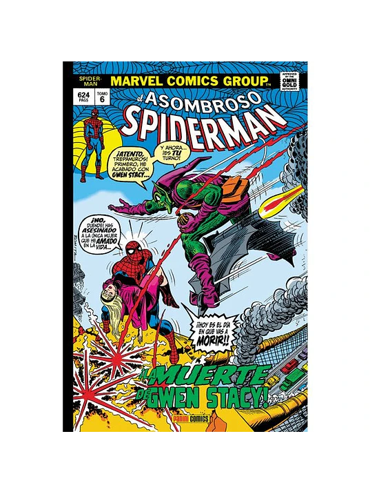 EL ASOMBROSO SPIDERMAN 06: LA MUERTE DE GWEN STACY MARVEL GOLD - PANINI ESPANA 1
