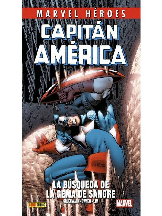 CAPITÁN AMERICA DE MARK GRUENWALD 03: LA B˜SQUEDA DE LA GEMA DE SANGRE - PANINI ESPANA 1