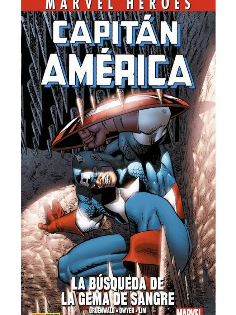 CAPITÁN AMERICA DE MARK GRUENWALD 03: LA B˜SQUEDA DE LA GEMA DE SANGRE - PANINI ESPANA 1