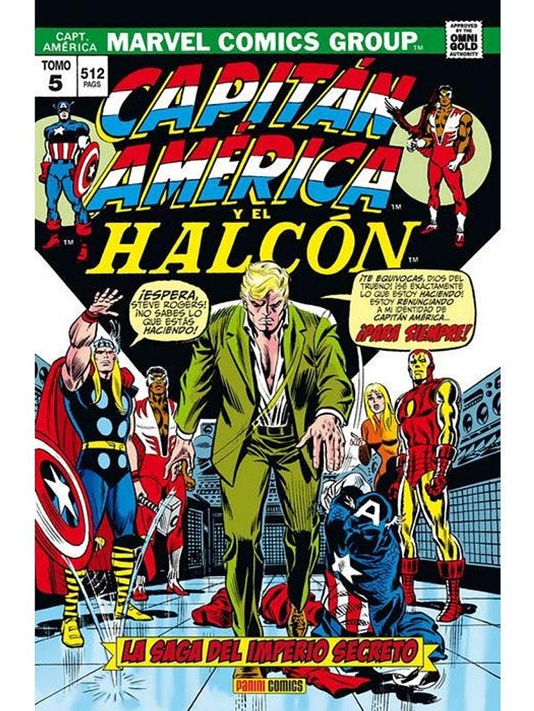 CAPITÁN AMERICA Y EL HALC”N 05: LA SAGA DEL IMPERIO SECRETO. MARVEL GOLD - PANINI ESPANA 1