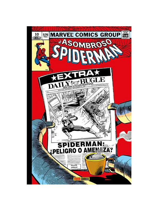 EL ASOMBROSO SPIDERMAN 10: PELIGRO O AMENAZA MARVEL GOLD - PANINI ESPANA 1