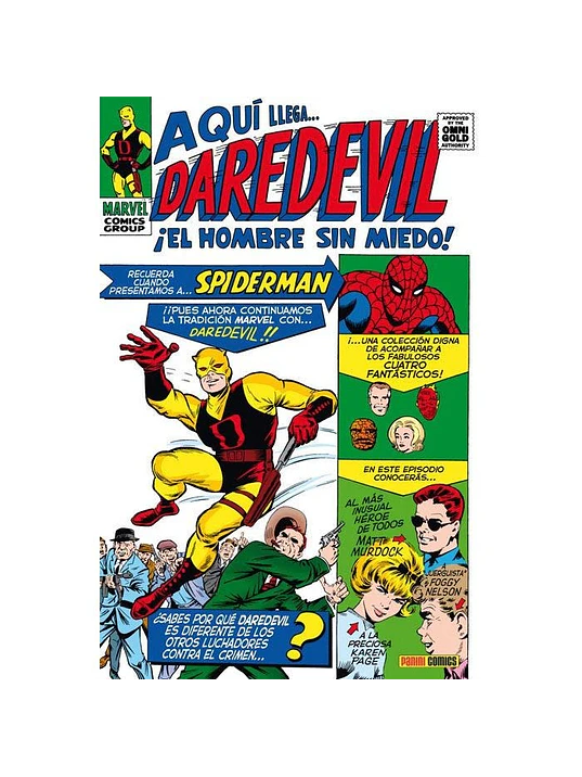 DAREDEVIL 01: EL HOMBRE SIN MIEDO. MARVEL GOLD - PANINI ESPANA 1