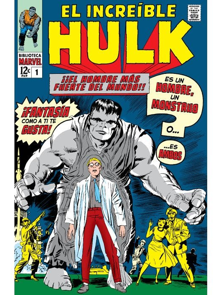 BIBLIOTECA MARVEL 02. EL INCREBLE HULK 01 - PANINI ESPANA 1