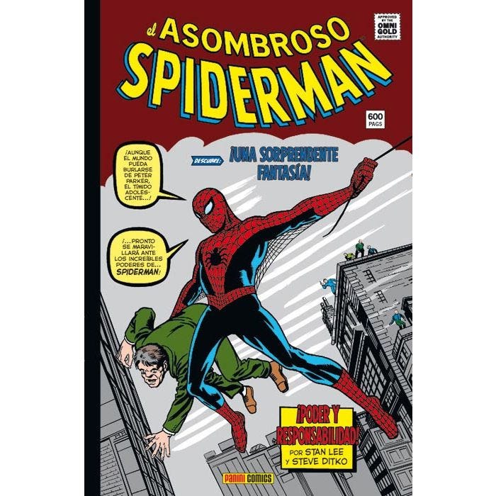 EL ASOMBROSO SPIDERMAN 01: PODER Y RESPONSABILIDAD MARVEL GOLD - PANINI ESPANA