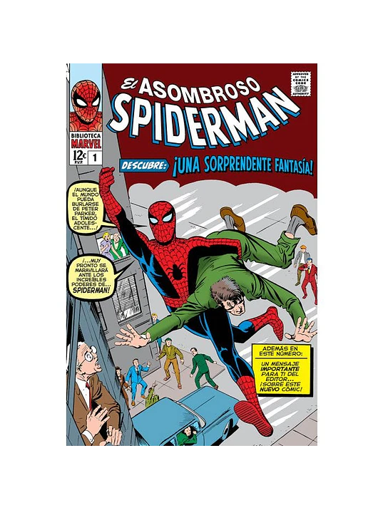BIBLIOTECA MARVEL 04. EL ASOMBROSO SPIDERMAN 01 - PANINI ESPANA 1
