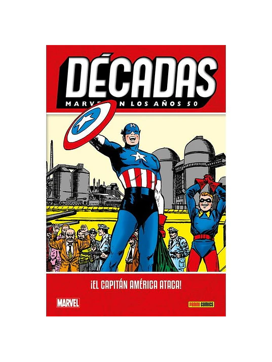 DECADAS. MARVEL EN LOS ANOS 50: EL CAPITÁN AMERICA ATACA - PANINI ESPANA 1