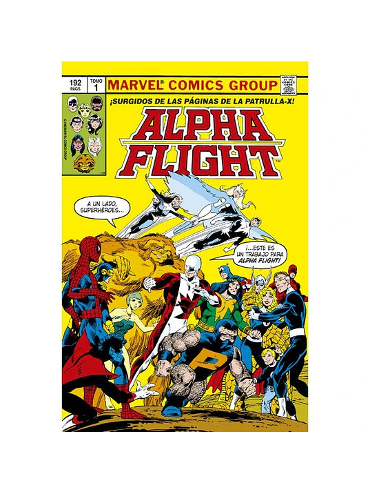 BIBLIOTECA ALPHA FLIGHT 01 - PANINI ESPANA 1