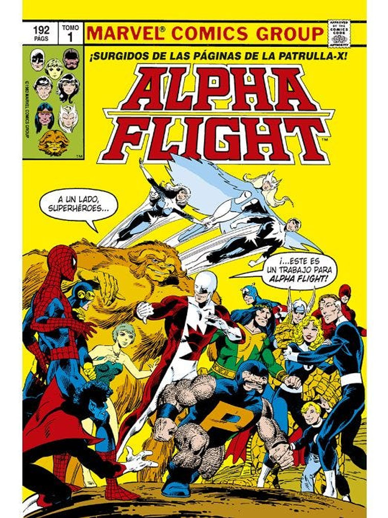 BIBLIOTECA ALPHA FLIGHT 01 - PANINI ESPANA 1