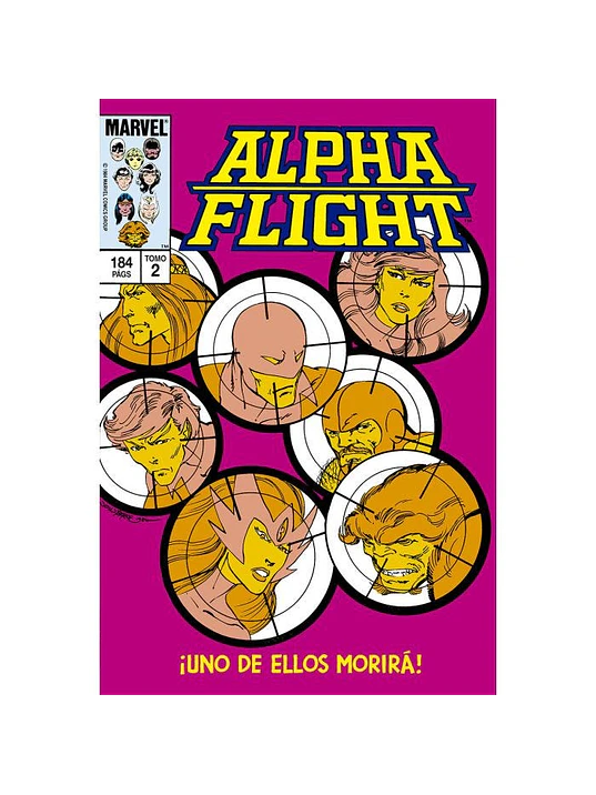 BIBLIOTECA ALPHA FLIGHT 02 - PANINI ESPANA 1