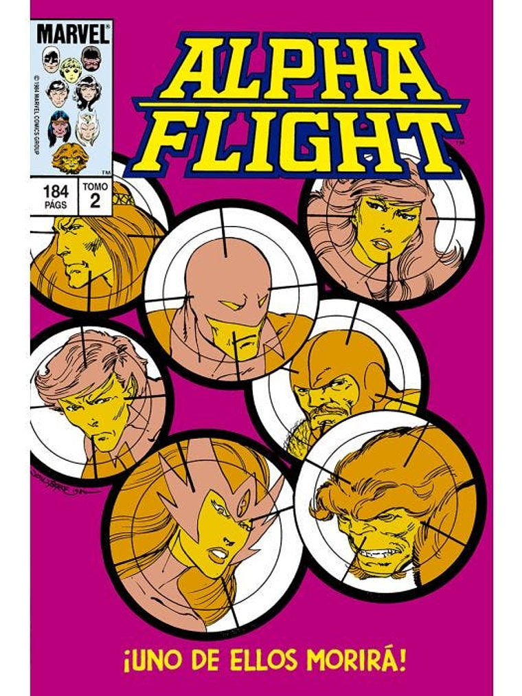 BIBLIOTECA ALPHA FLIGHT 02 - PANINI ESPANA 1