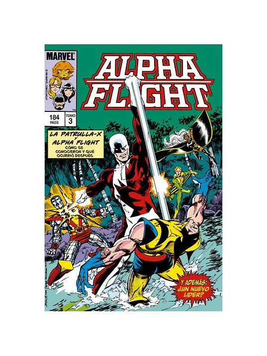 BIBLIOTECA ALPHA FLIGHT 03 - PANINI ESPANA 1