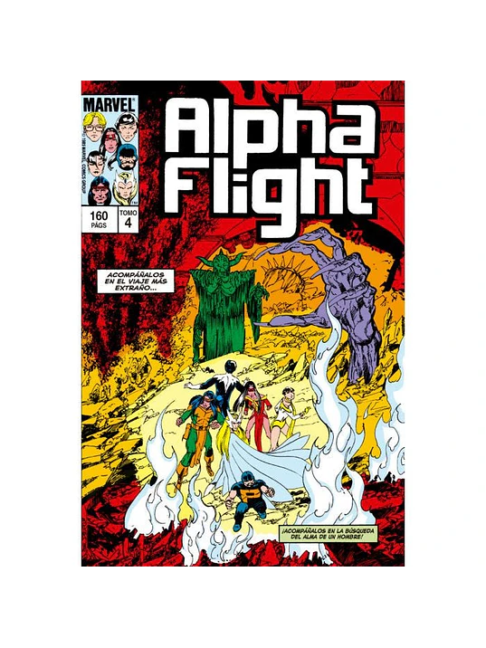 BIBLIOTECA ALPHA FLIGHT 04 - PANINI ESPANA 1