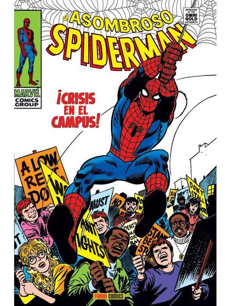 EL ASOMBROSO SPIDERMAN 04: CRISIS EN EL CAMPUS MARVEL GOLD - PANINI ESPANA 1