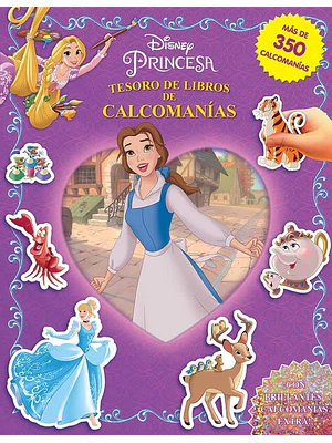 DISNEY PRINCESA TESORO DE LIBROS DE CALCOMANÍAS - PLANETA JUNIOR