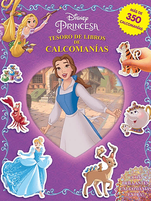 DISNEY PRINCESA TESORO DE LIBROS DE CALCOMANÍAS - PLANETA JUNIOR