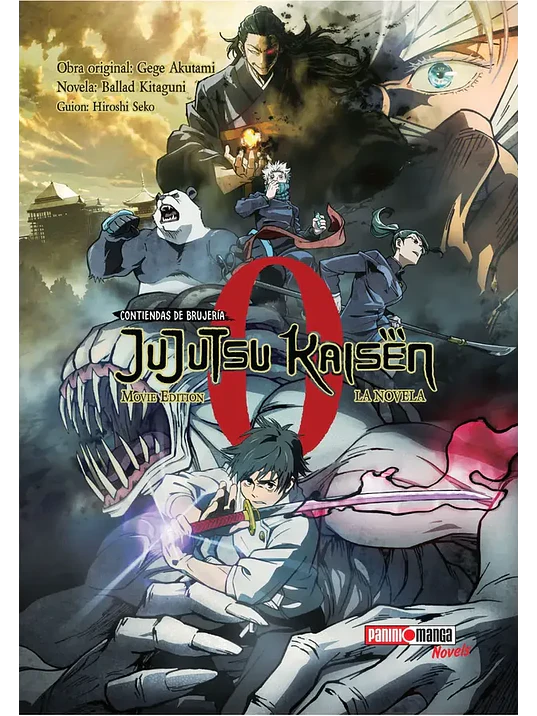 JUJUTSU KAISEN 0 MOVIE EDITION LA NOVELA - PANINI ARGENTINA 1