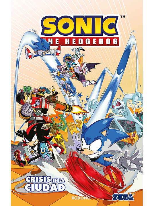 SONIC THE HEDGEHOG VOL. 05: CRISIS EN LA CIUDAD BIBLIOTECA SUPER KODOMO - ECC 1