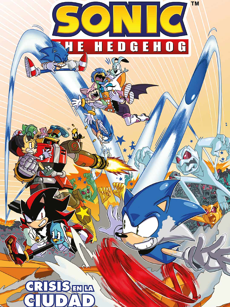 SONIC THE HEDGEHOG VOL. 05: CRISIS EN LA CIUDAD BIBLIOTECA SUPER KODOMO - ECC 1