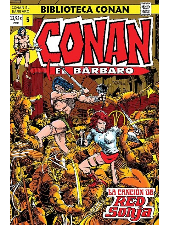 BIBLIOTECA CONAN EL BÁRBARO 05 - PANINI ESPANA 1
