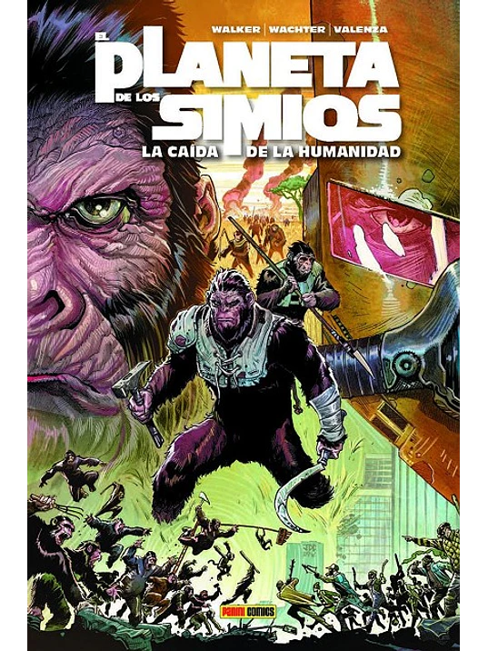 EL PLANETA DE LOS SIMIOS 01: LA CAÍDA DE LA HUMANIDAD - PANINI ESPANA 1