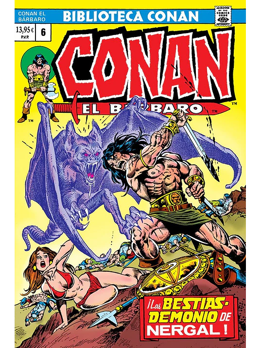 BIBLIOTECA CONAN EL BÁRBARO 06 - PANINI ESPANA 1