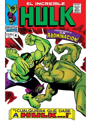 BIBLIOTECA MARVEL 56. EL INCREÍBLE HULK 04 - PANINI ESPANA