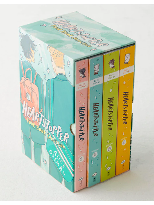 HEARTSTOPPER BOX INCLUYE 4 TOMOS Y ESTUCHE - VYR 1