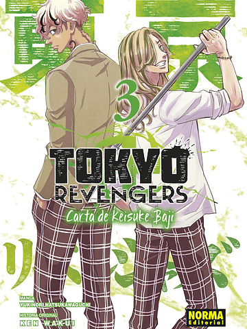 TOKYO REVENGERS: CARTA DE KEISUKE BAJI 03 - NORMA