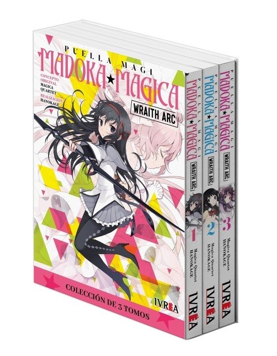 MADOKA MAGICA WRAITH ARC PACK 1 AL 3 - IVREA ARGENTINA