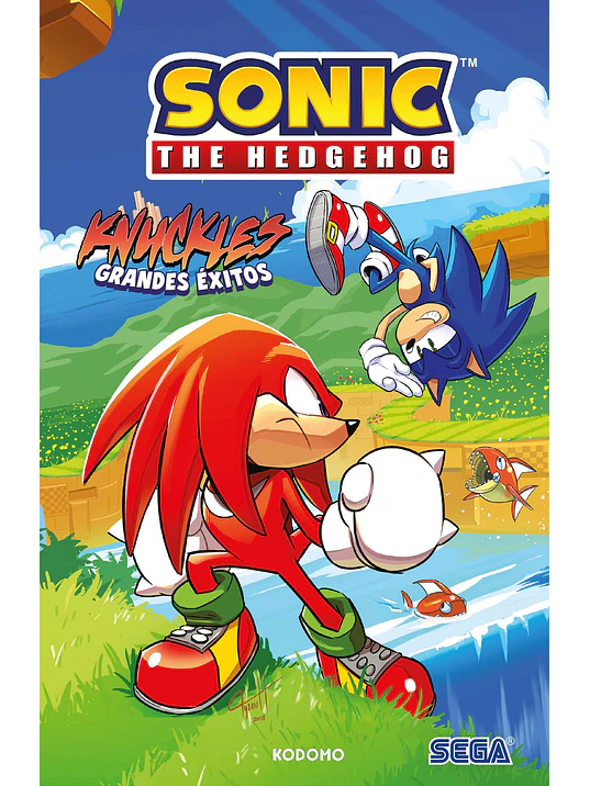 SONIC THE HEDGEHOG: KNUCKLES GRANDES ÉXITOS BIBLIOTECA SUPER KODOMO - ECC 1