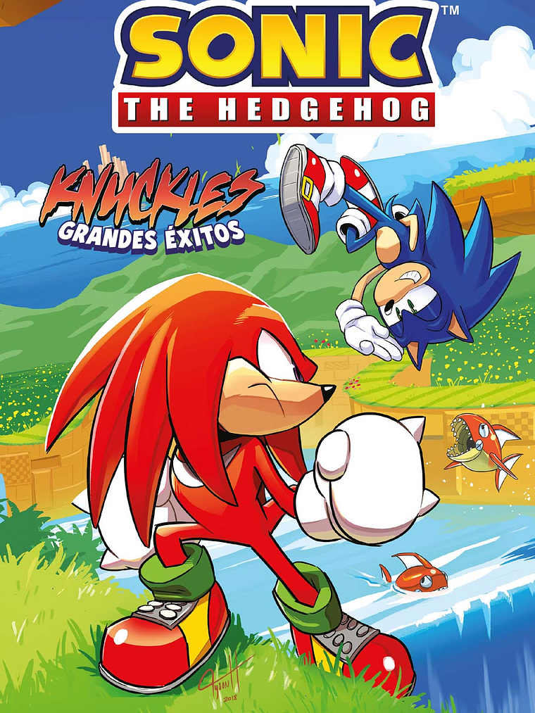 SONIC THE HEDGEHOG: KNUCKLES GRANDES ÉXITOS BIBLIOTECA SUPER KODOMO - ECC 1