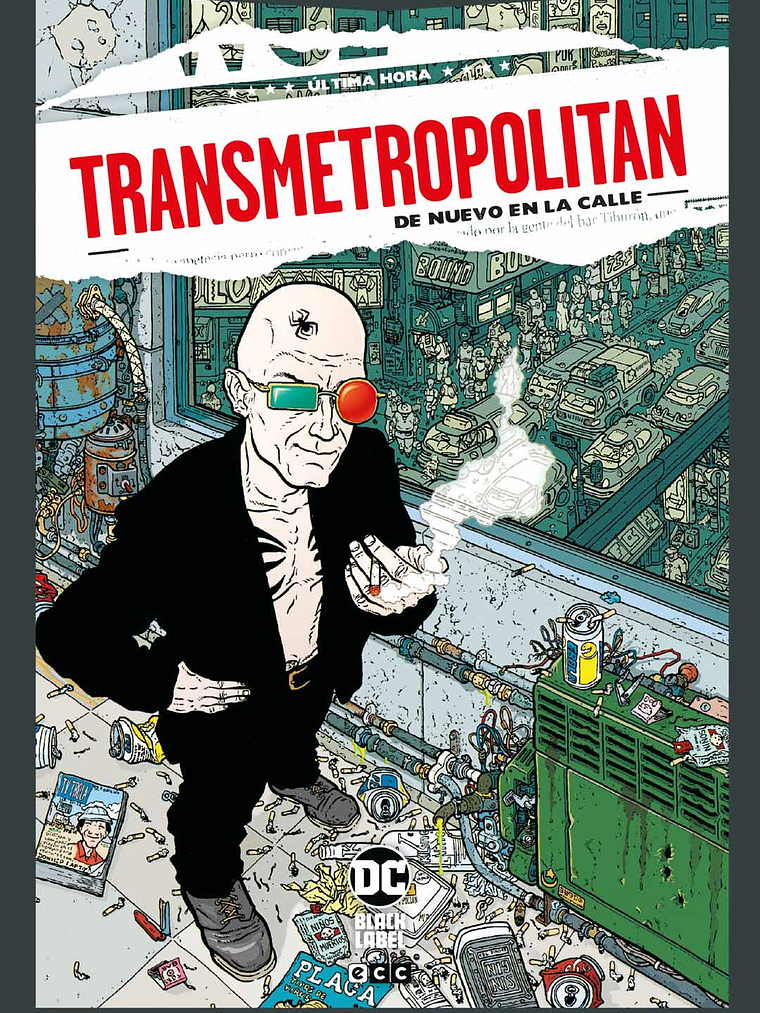 TRANSMETROPOLITAN VOL. 1 DE 10: DE NUEVO EN LA CALLE DC POCKET - ECC 1