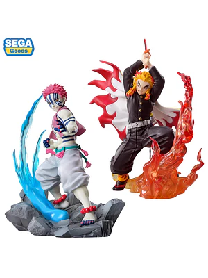 FIGURA PACK DEMON SLAYER SEGA XROSS LINK - RENGOKU + AKAZA